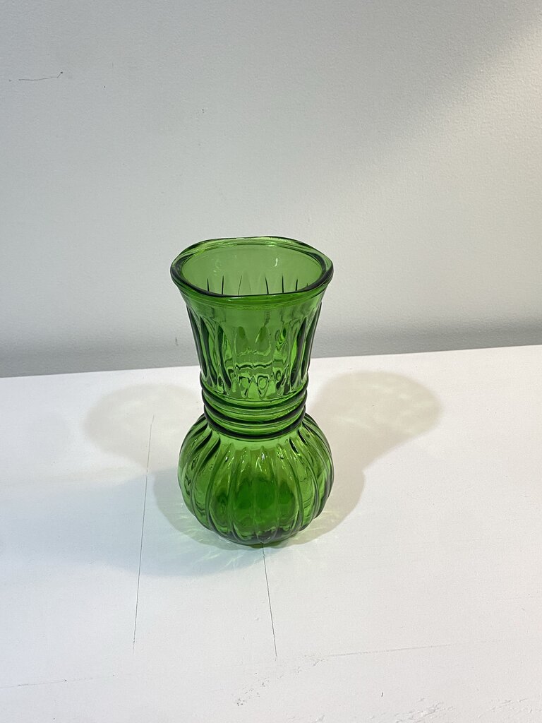 Green Anchor Hocking Vase