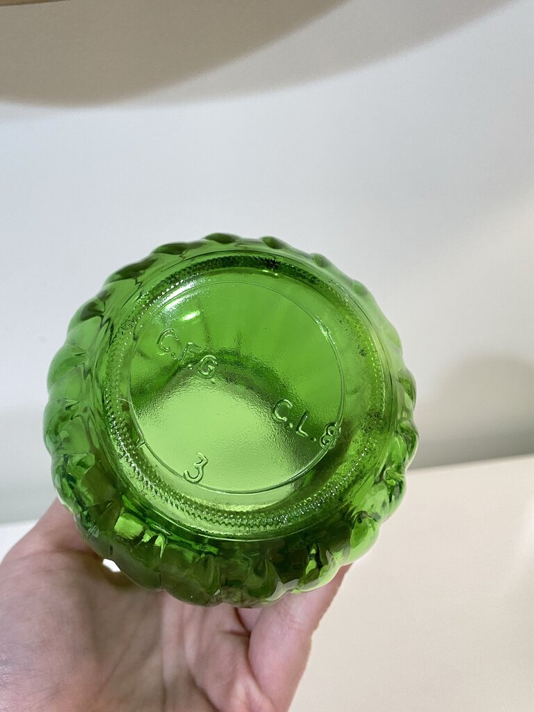 Green Anchor Hocking Vase