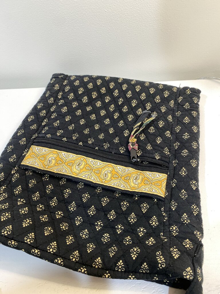 Black and Cream Side Bag/Purse