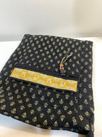 Black and Cream Side Bag/Purse