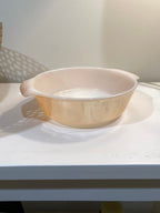 Fire King Peach Lustre Casserole Dish