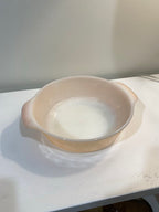 Fire King Peach Lustre Casserole Dish