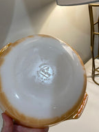 Fire King Peach Lustre Casserole Dish