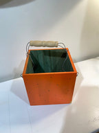 hand painted wood trick or treat box