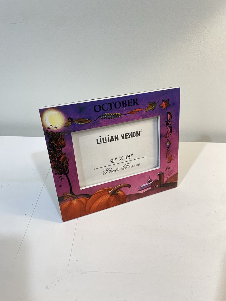 october picture frame lillian vernon
