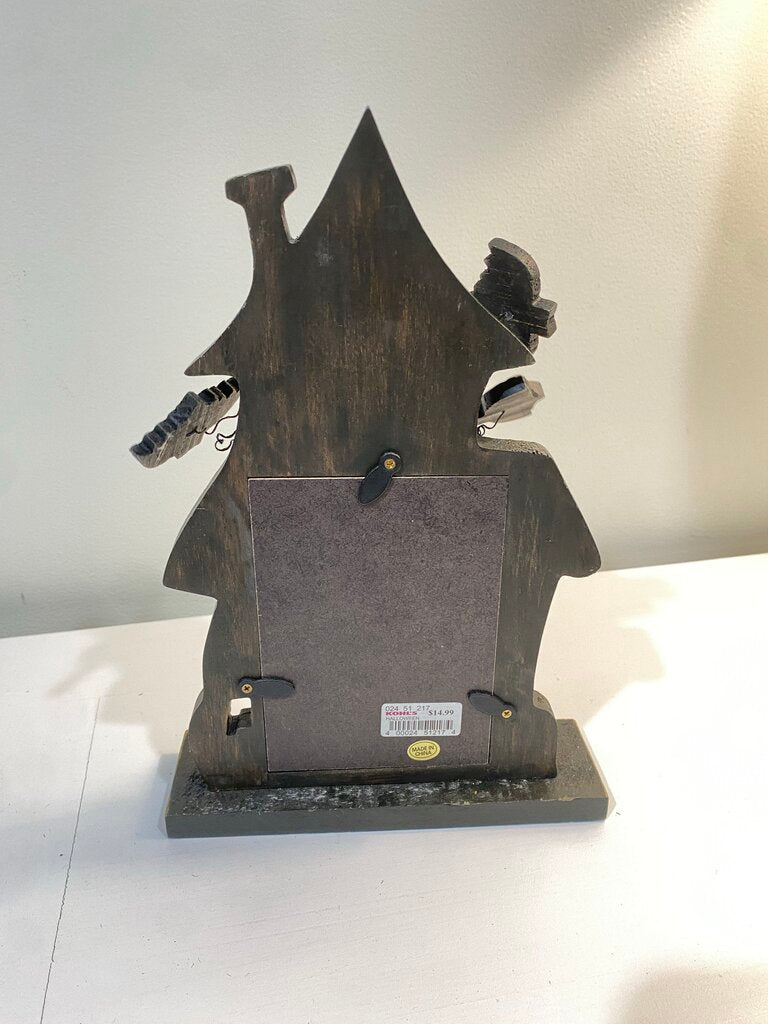 halloween castle picture frame