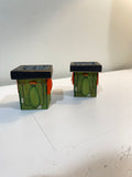 set of 2 monster candle holders