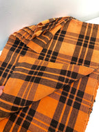 set of 4 plaid halloween placemats