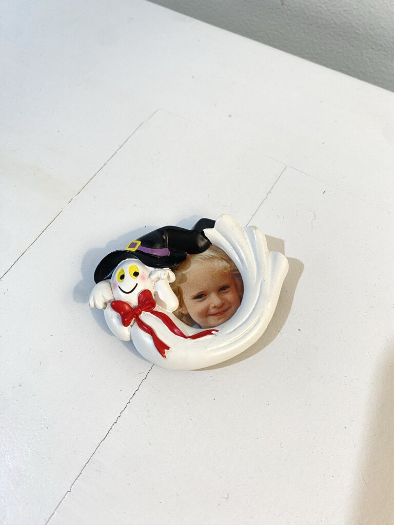 Mini Ghost Photo Magnet