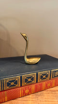 4" Brass Swan