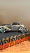 Silver Metal Car Piggy Bank