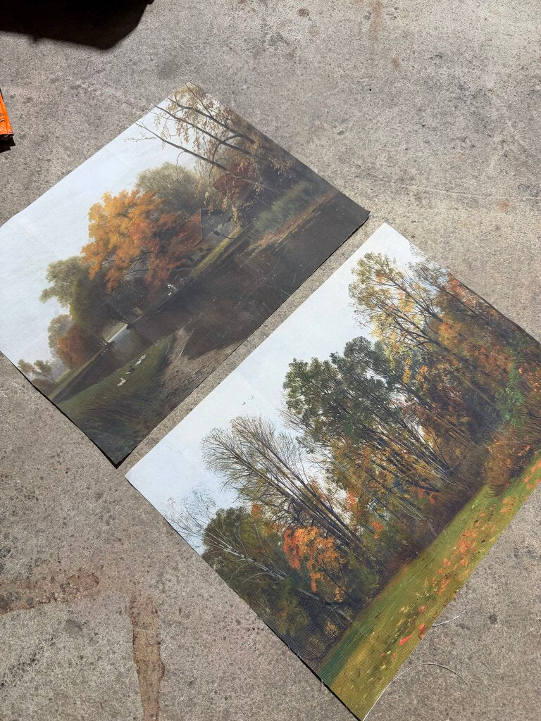 Set of 2 Autumn Canvas Art