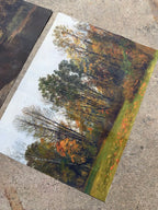 Set of 2 Autumn Canvas Art