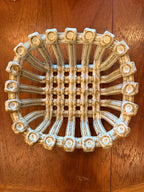 Woven Ceramic Pottery - Bread Basket