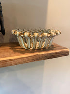Woven Ceramic Pottery - Bread Basket