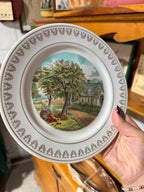 Autumn Scenery Currier & Ives Plate