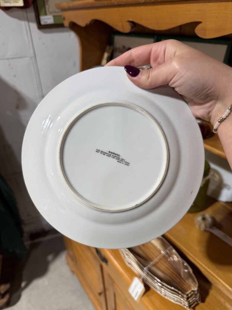Autumn Scenery Currier & Ives Plate