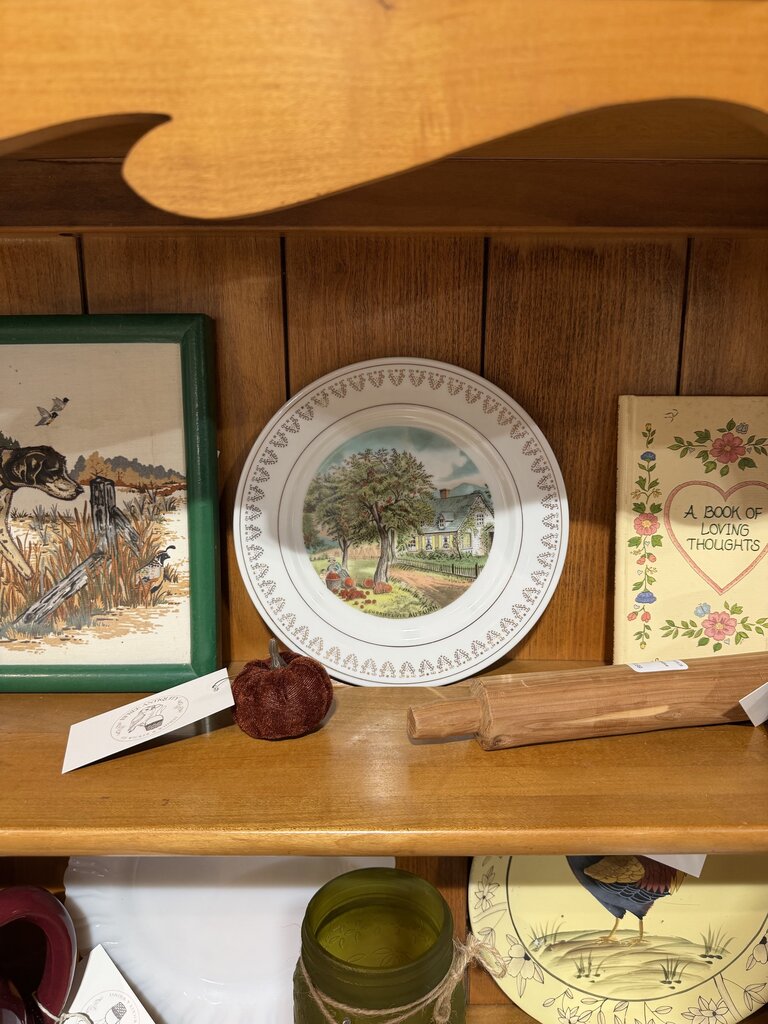 Autumn Scenery Currier & Ives Plate